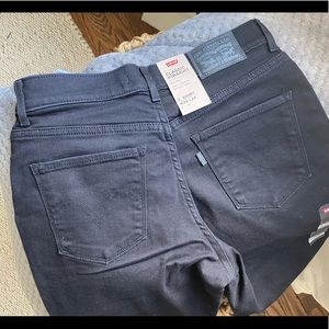 Classic straight LEVIS black jeans